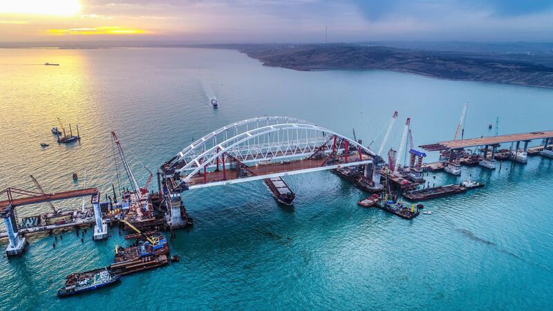 Строительство Крымского моста Строительство Крымского моста - «Россия сегодня», 800, 08.09.2021